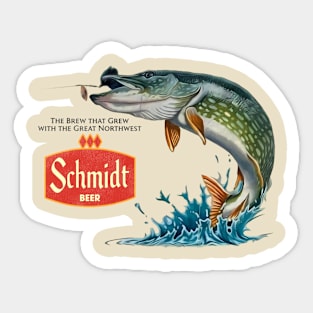 Schmidt Beer Fish Sticker
